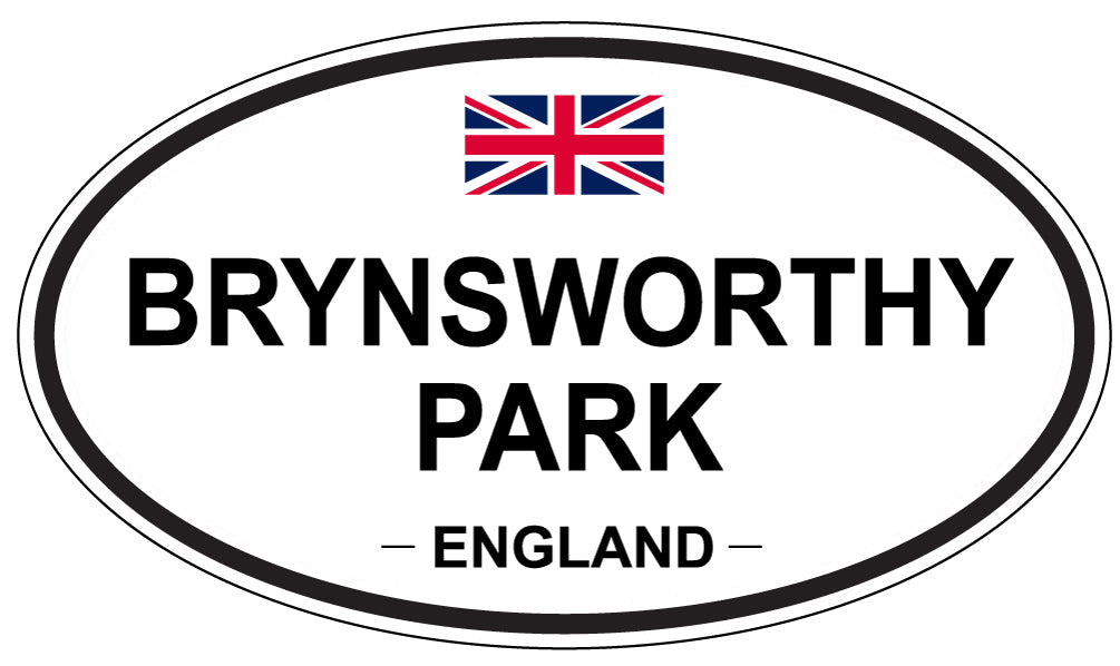BRYNSWORTHY PARK, ENGLAND - Oval Sticker