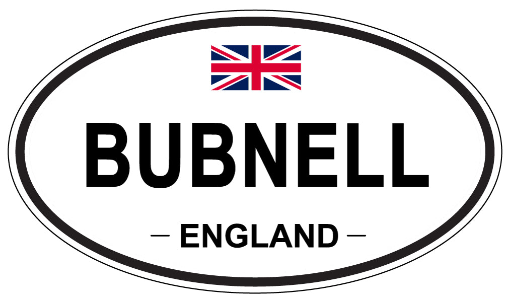 BUBNELL, England - Oval Magnet