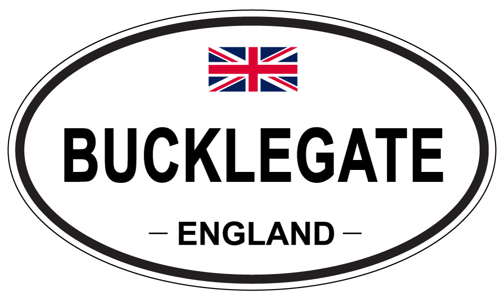 BUCKLEGATE, England - Oval Magnet