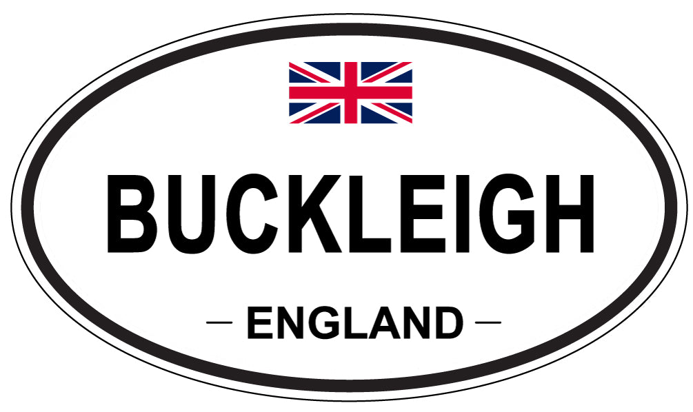 BUCKLEIGH, ENGLAND - Oval Sticker