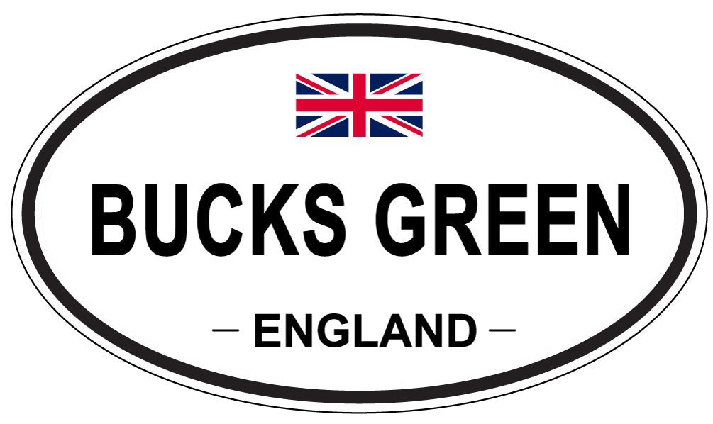 BUCKS GREEN, ENGLAND - Oval Sticker