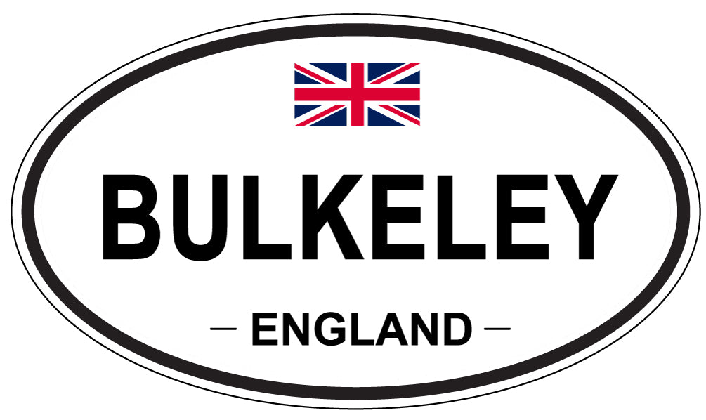 BULKELEY, England - Oval Magnet