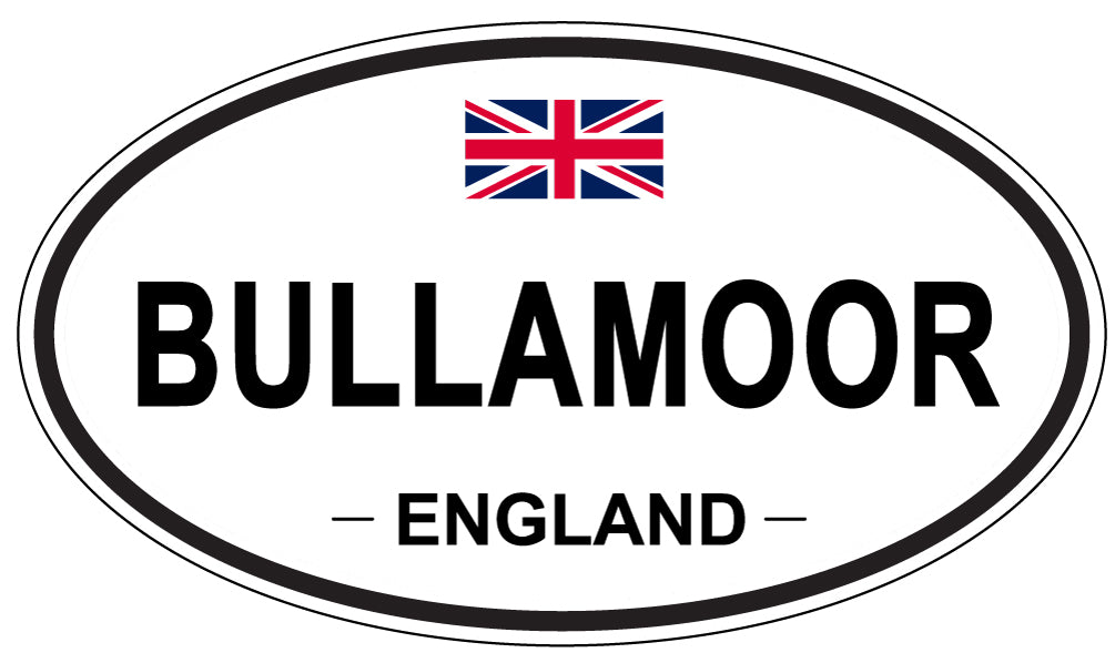 BULLAMOOR, England - Oval Magnet