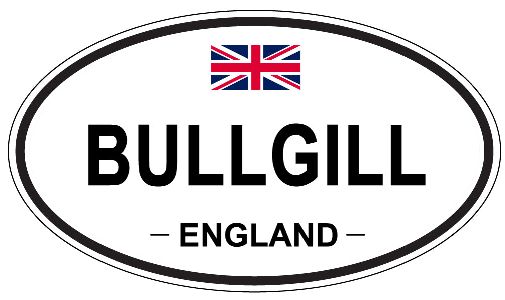 BULLGILL, England - Oval Magnet