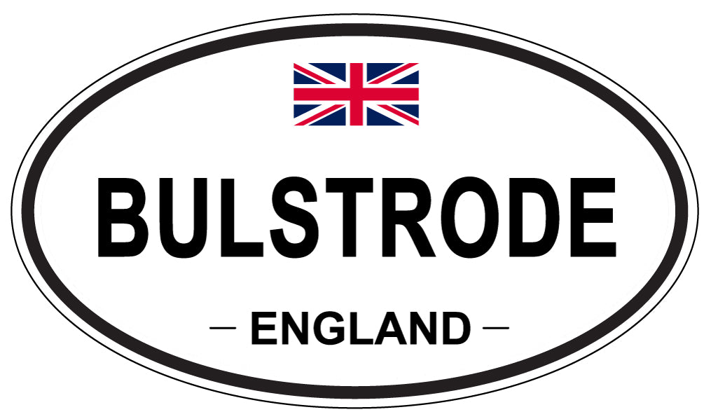 BULSTRODE, ENGLAND - Oval Sticker