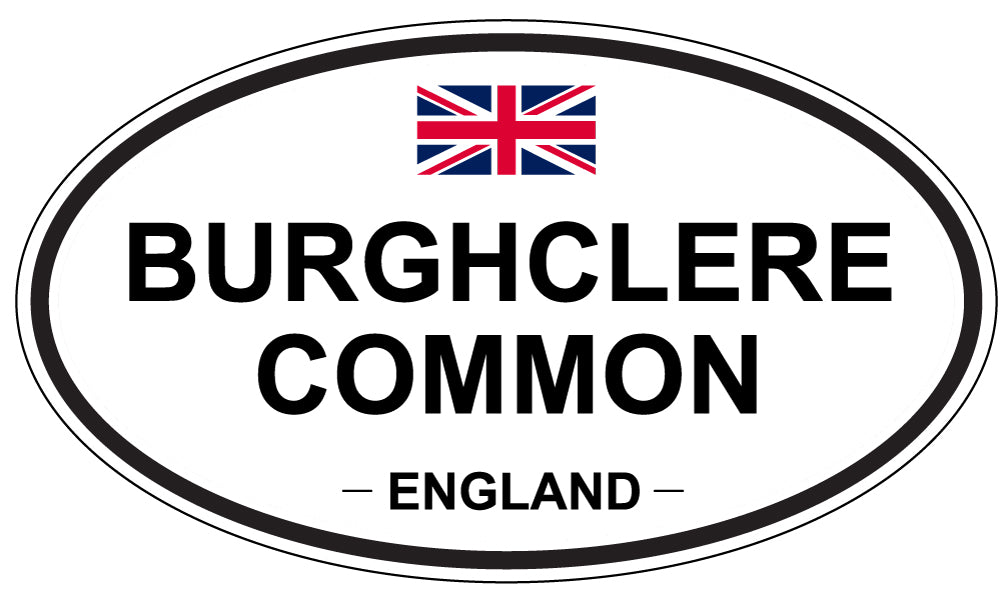 BURGHCLERE COMMON, ENGLAND - Oval Sticker