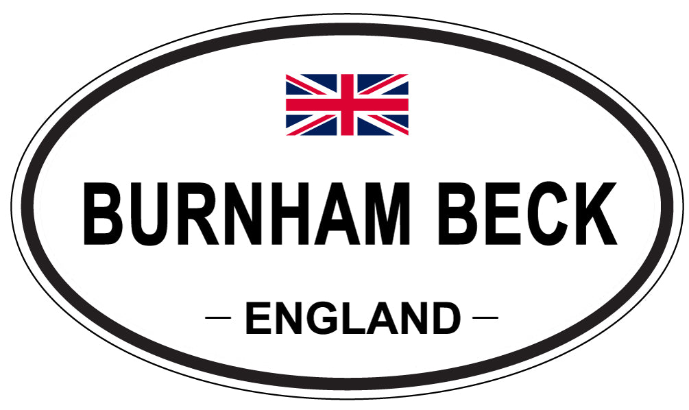 BURNHAM BECK, England - Oval Magnet