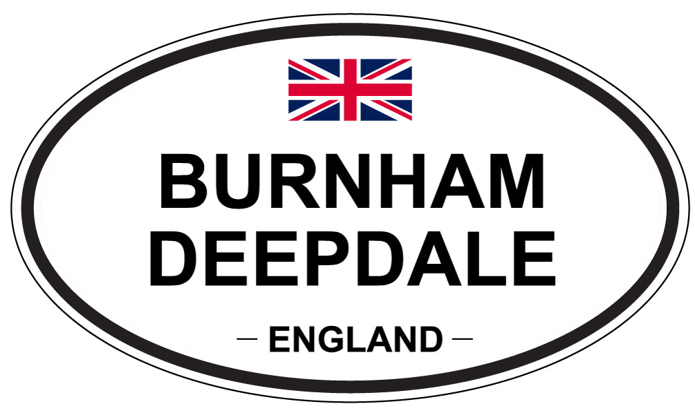 BURNHAM DEEPDALE, ENGLAND - Oval Sticker