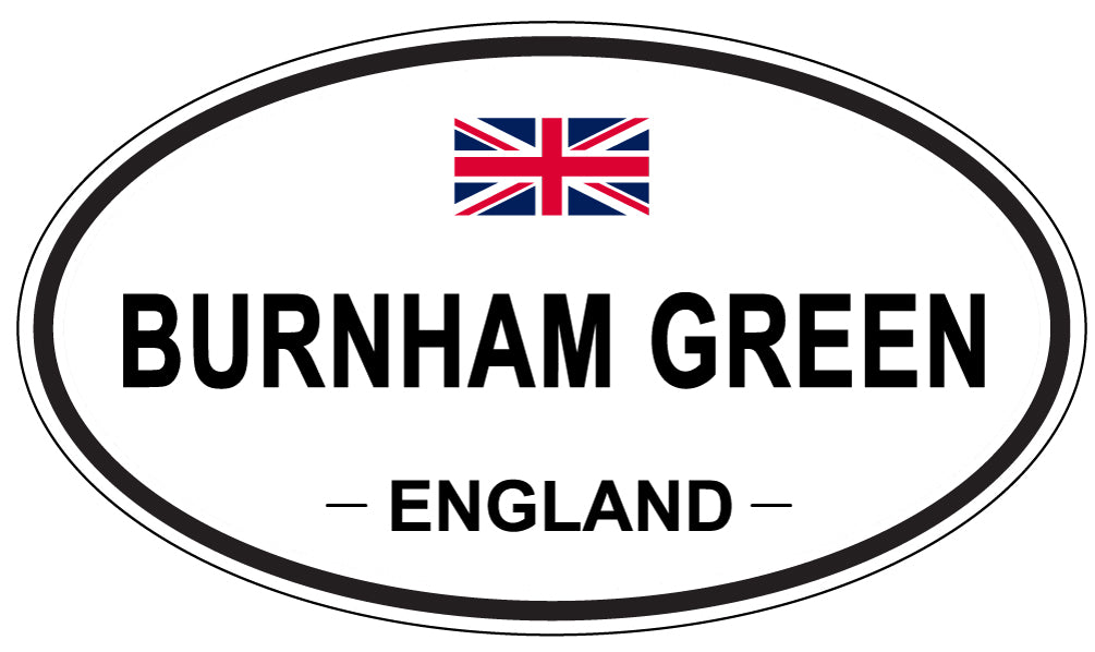 BURNHAM GREEN, England - Oval Magnet