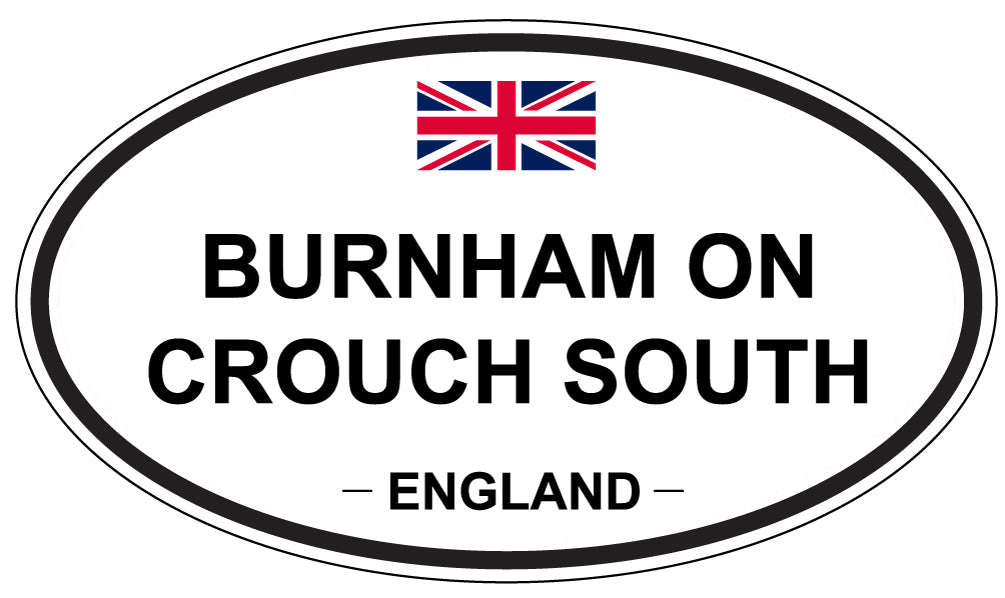 BURNHAM ON CROUCH SOUTH, ENGLAND - Oval Sticker