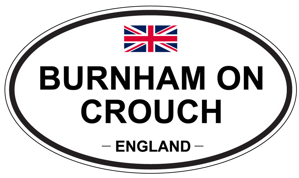 BURNHAM ON CROUCH, ENGLAND - Oval Sticker