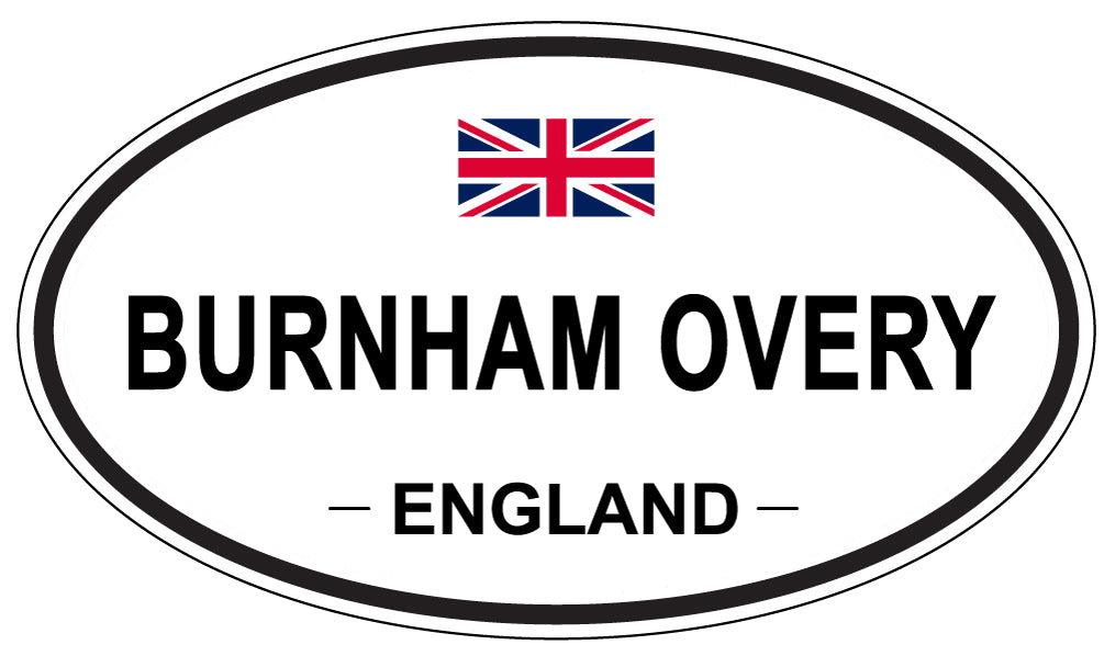 BURNHAM OVERY, ENGLAND - Oval Sticker
