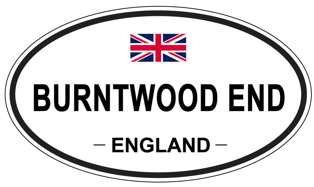 BURNTWOOD END, England - Oval Magnet