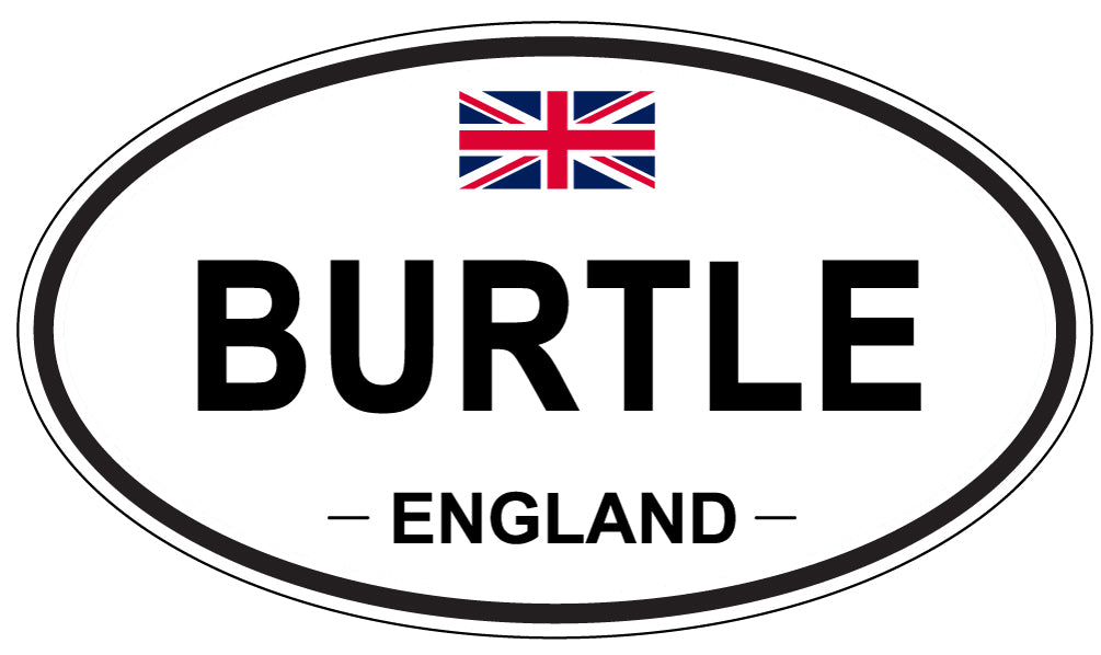 BURTLE, England - Oval Magnet