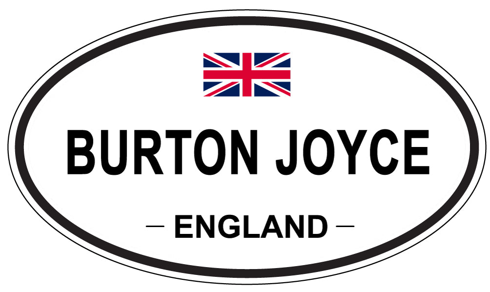 BURTON JOYCE, ENGLAND - Oval Sticker