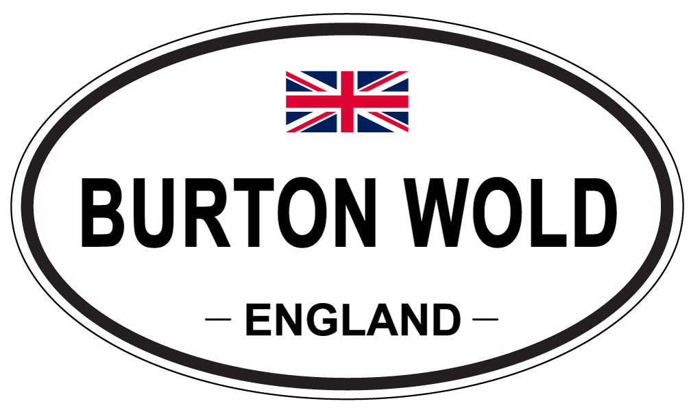 BURTON WOLD, England - Oval Magnet