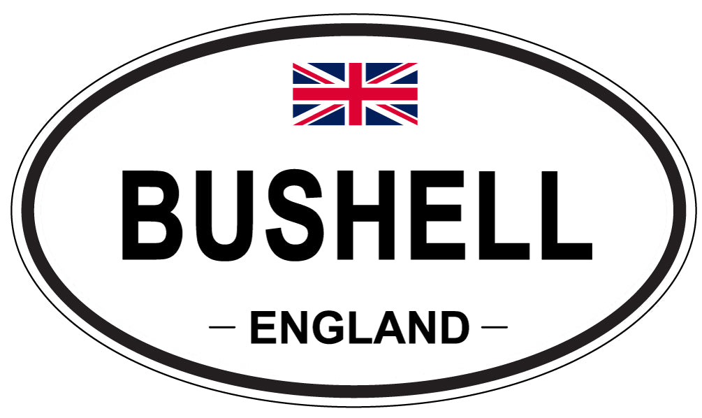 BUSHELL, England - Oval Magnet