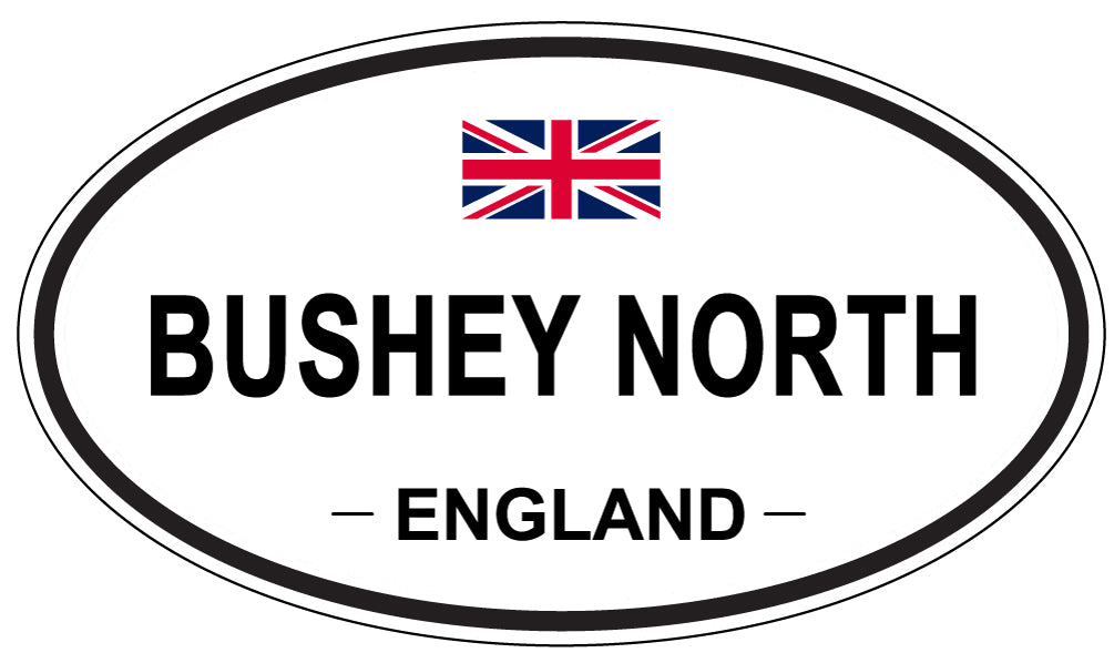BUSHEY NORTH, England - Oval Magnet