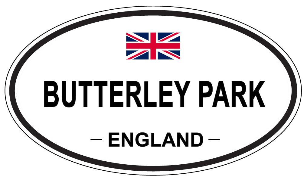 BUTTERLEY PARK, ENGLAND - Oval Sticker