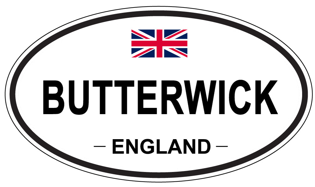 BUTTERWICK, England - Oval Magnet
