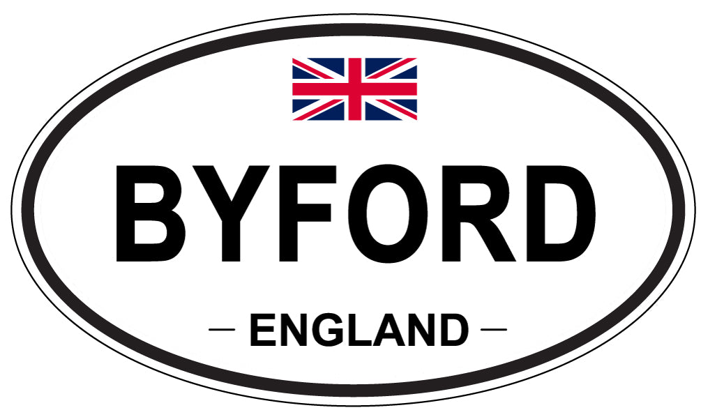 BYFORD, England - Oval Magnet