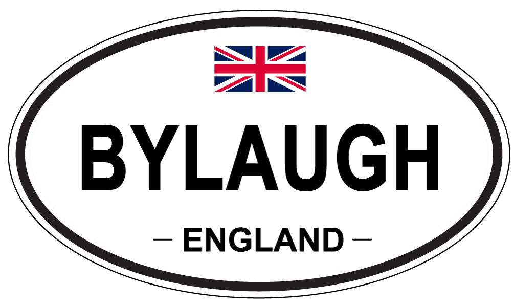 BYLAUGH, England - Oval Magnet