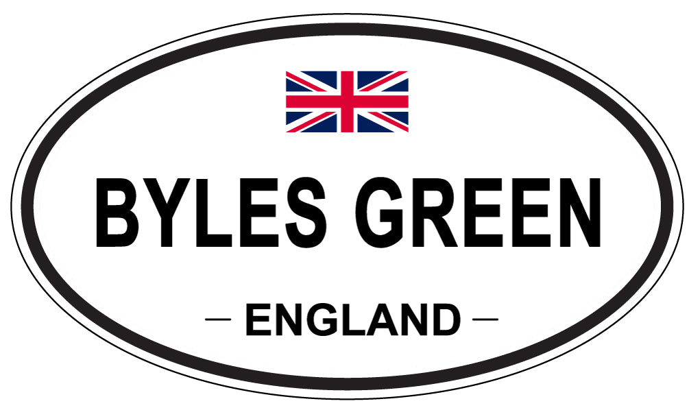 BYLES GREEN, England - Oval Magnet