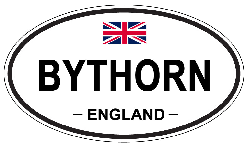 BYTHORN, ENGLAND - Oval Sticker