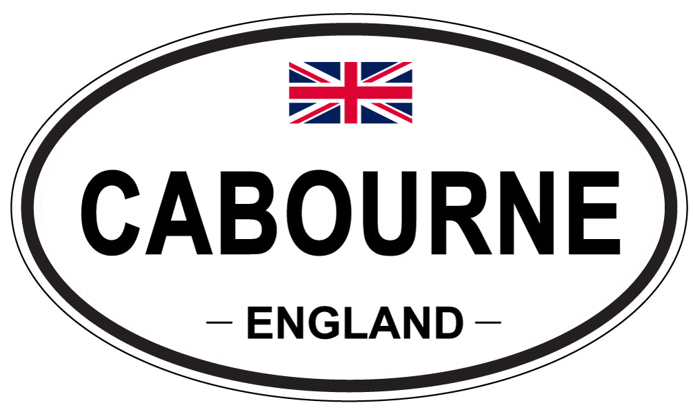CABOURNE, ENGLAND - Oval Sticker