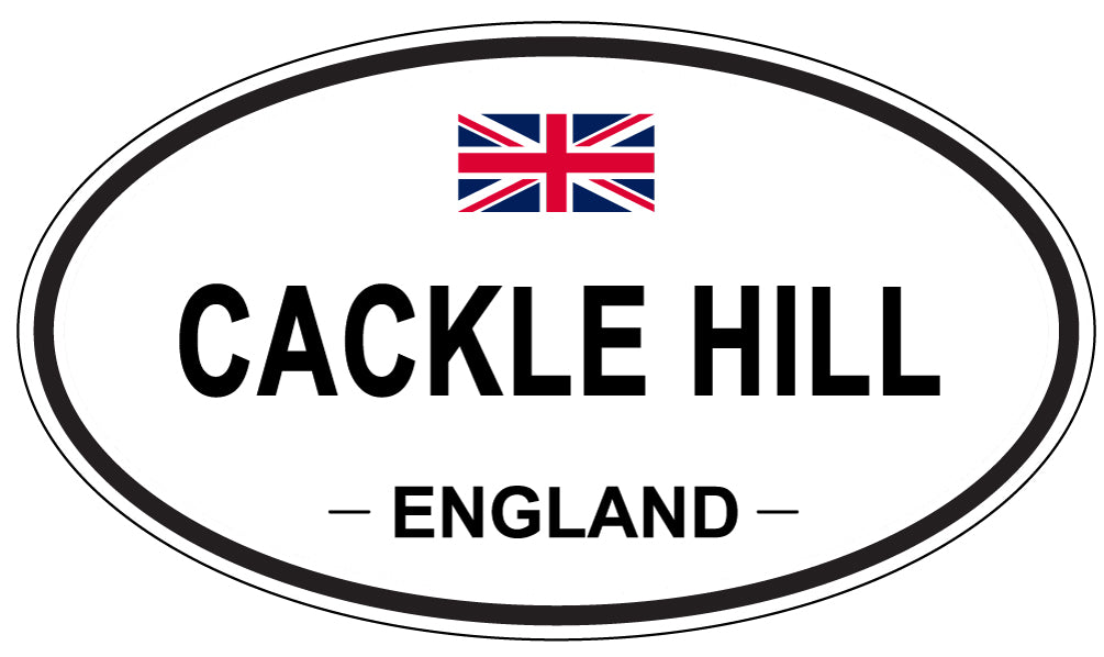 CACKLE HILL, England - Oval Magnet