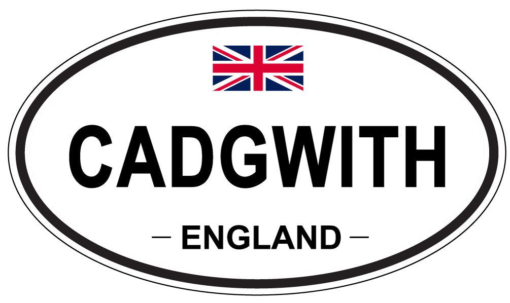 CADGWITH, ENGLAND - Oval Sticker