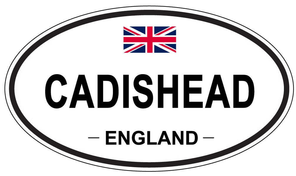 CADISHEAD, ENGLAND - Oval Sticker