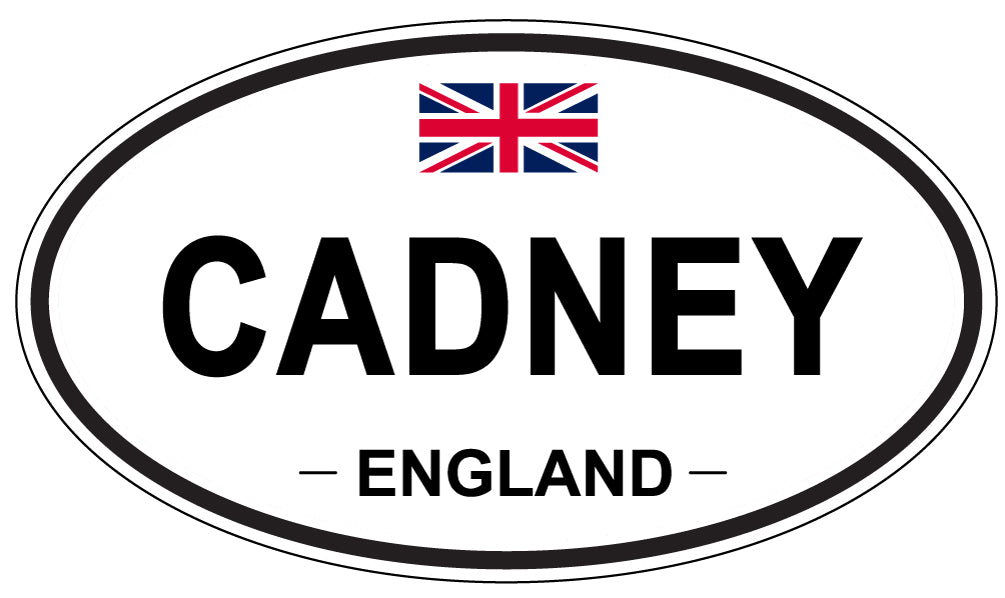 CADNEY, ENGLAND - Oval Sticker