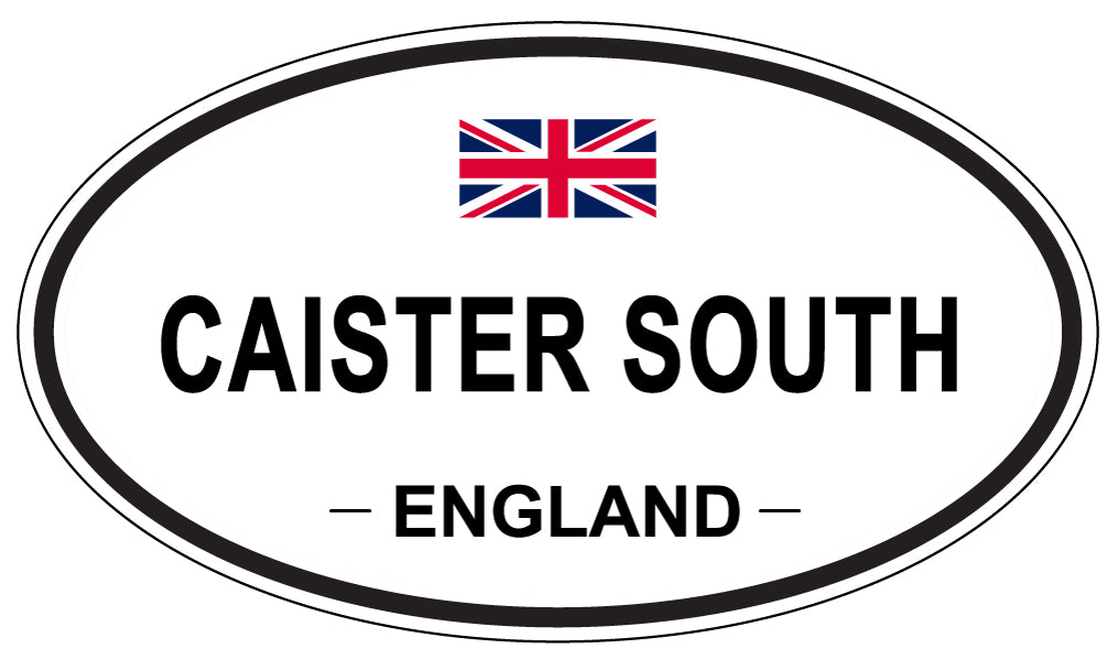 CAISTER SOUTH, ENGLAND - Oval Sticker