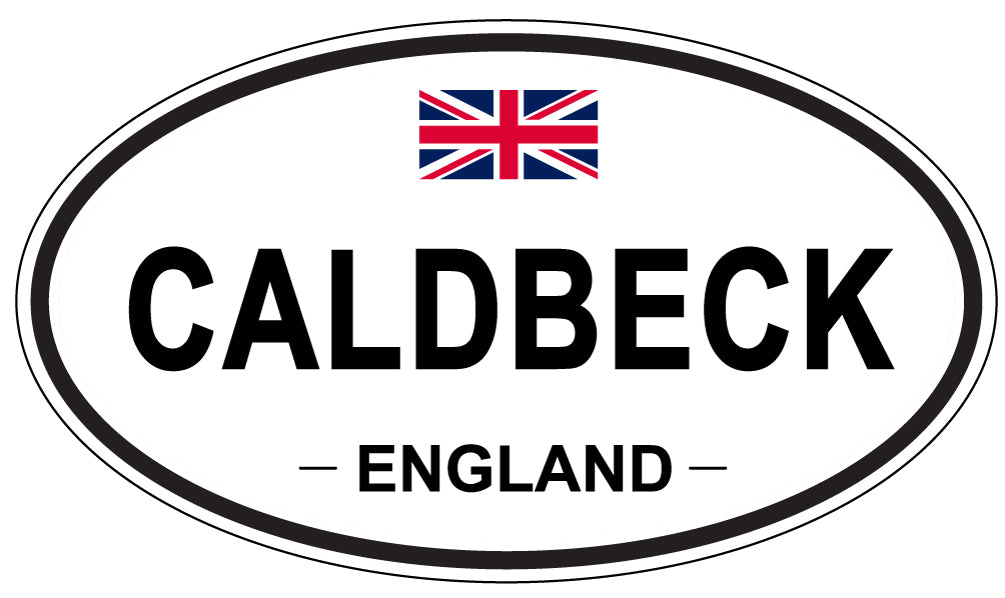CALDBECK, ENGLAND - Oval Sticker