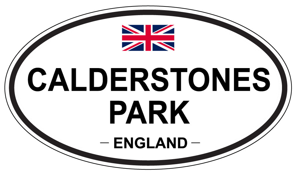 CALDERSTONES PARK, ENGLAND - Oval Sticker