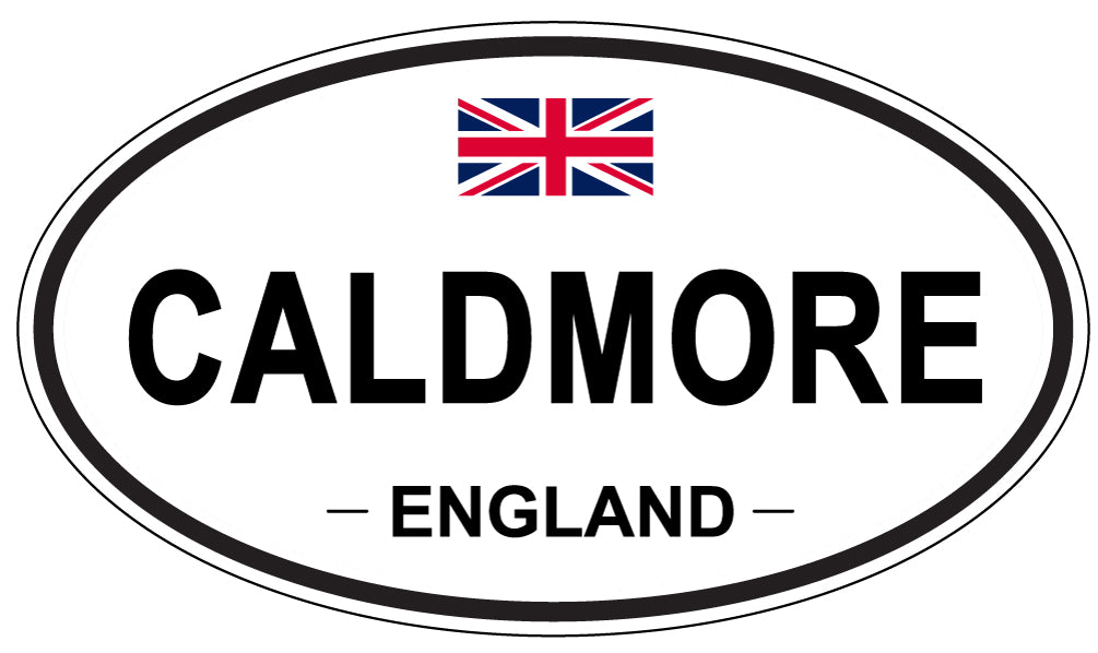 CALDMORE, ENGLAND - Oval Sticker
