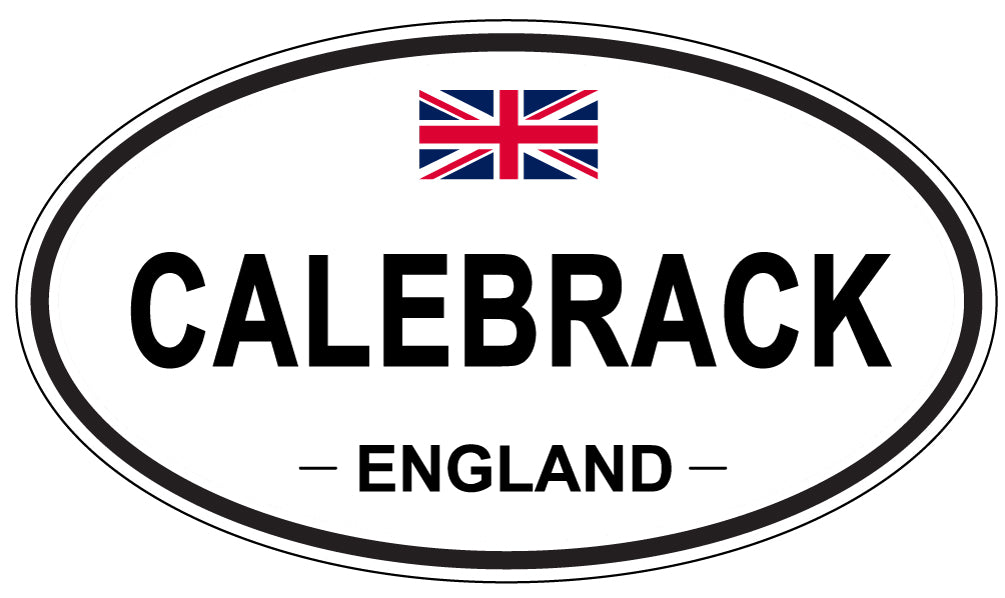 CALEBRACK, England - Oval Magnet