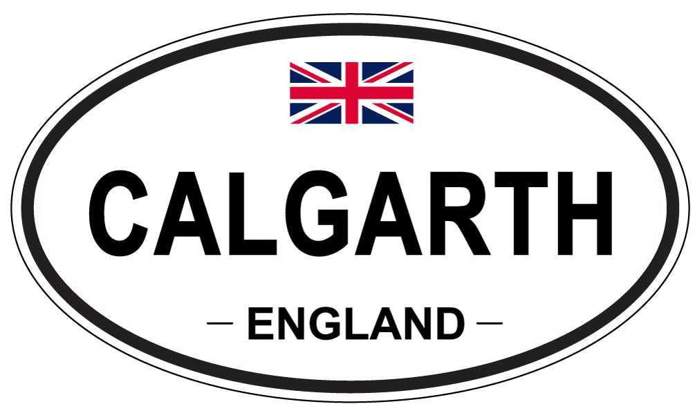 CALGARTH, ENGLAND - Oval Sticker