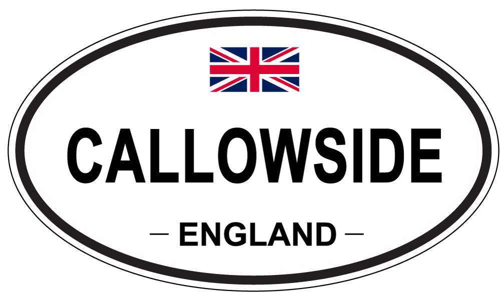 CALLOWSIDE, England - Oval Magnet