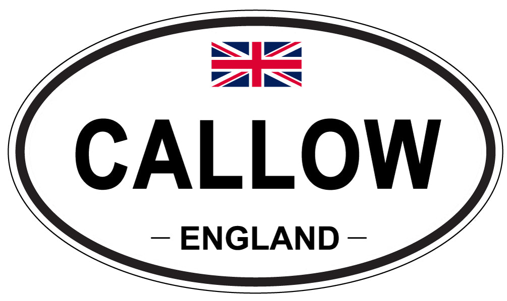 CALLOW, England - Oval Magnet