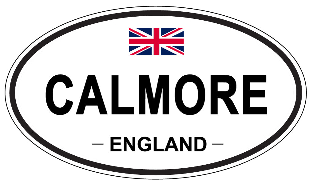 CALMORE, ENGLAND - Oval Sticker