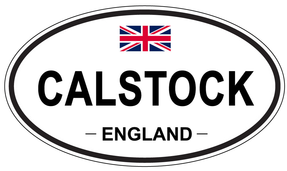 CALSTOCK, ENGLAND - Oval Sticker