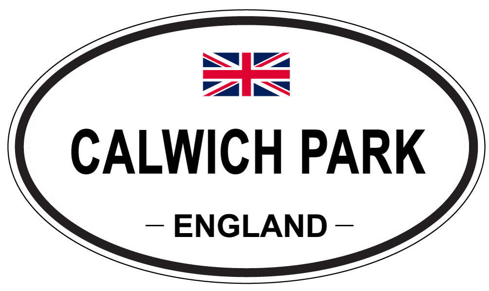 CALWICH PARK, England - Oval Magnet