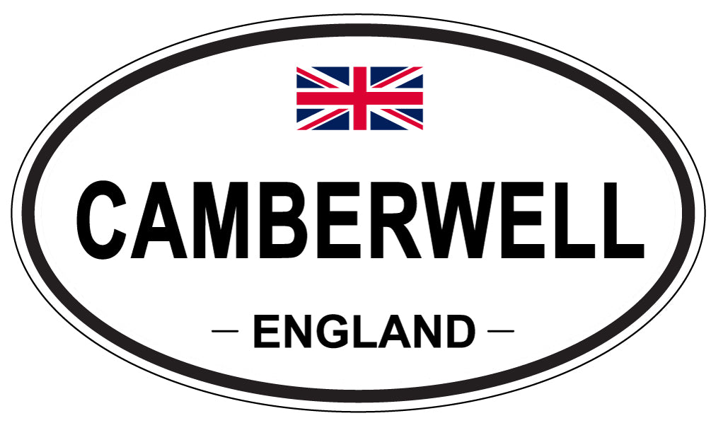 CAMBERWELL, ENGLAND - Oval Sticker