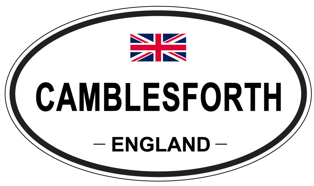 CAMBLESFORTH, England - Oval Magnet