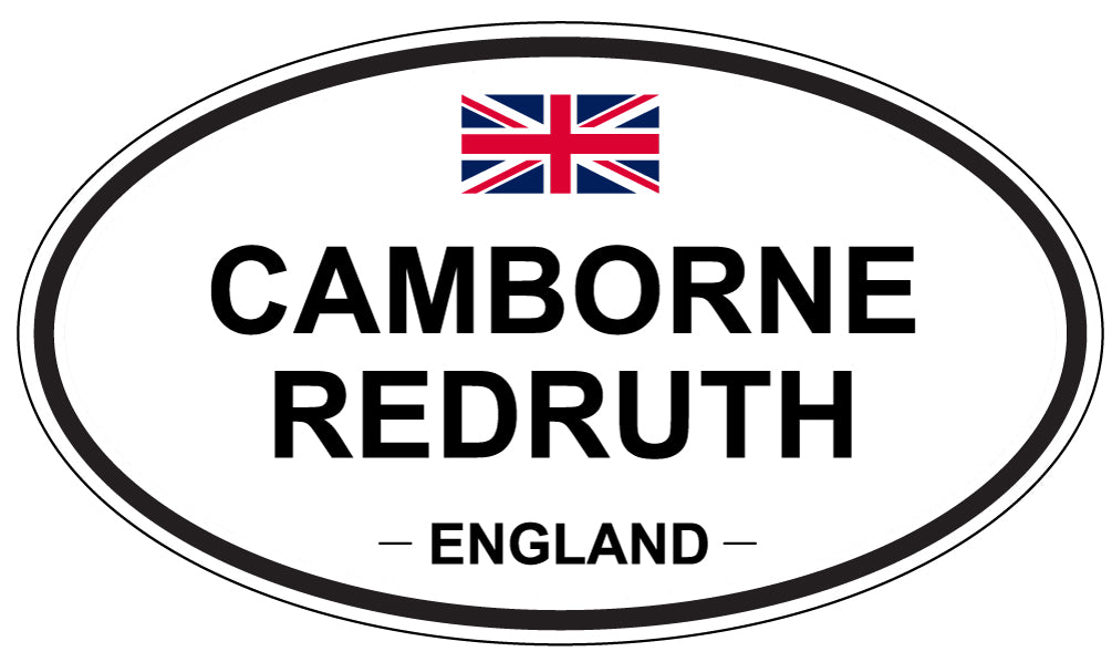 CAMBORNE REDRUTH, ENGLAND - Oval Sticker