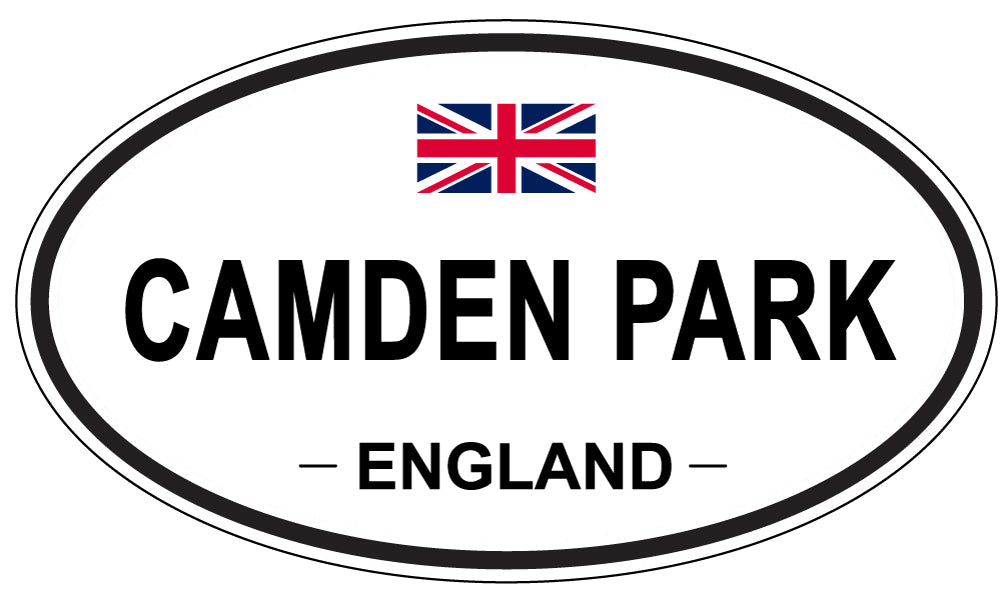 CAMDEN PARK, ENGLAND - Oval Sticker