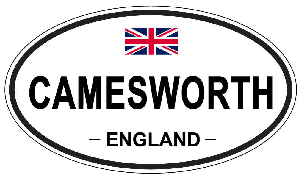 CAMESWORTH, ENGLAND - Oval Sticker