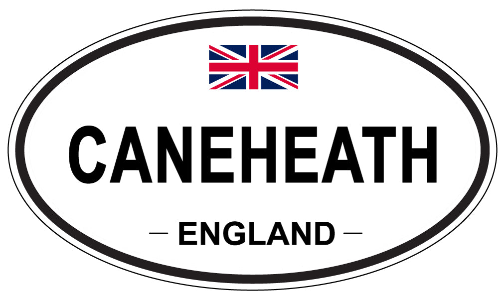 CANEHEATH, ENGLAND - Oval Sticker